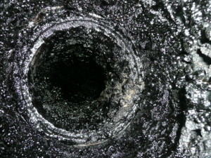 tar build up within a solid fuel flue